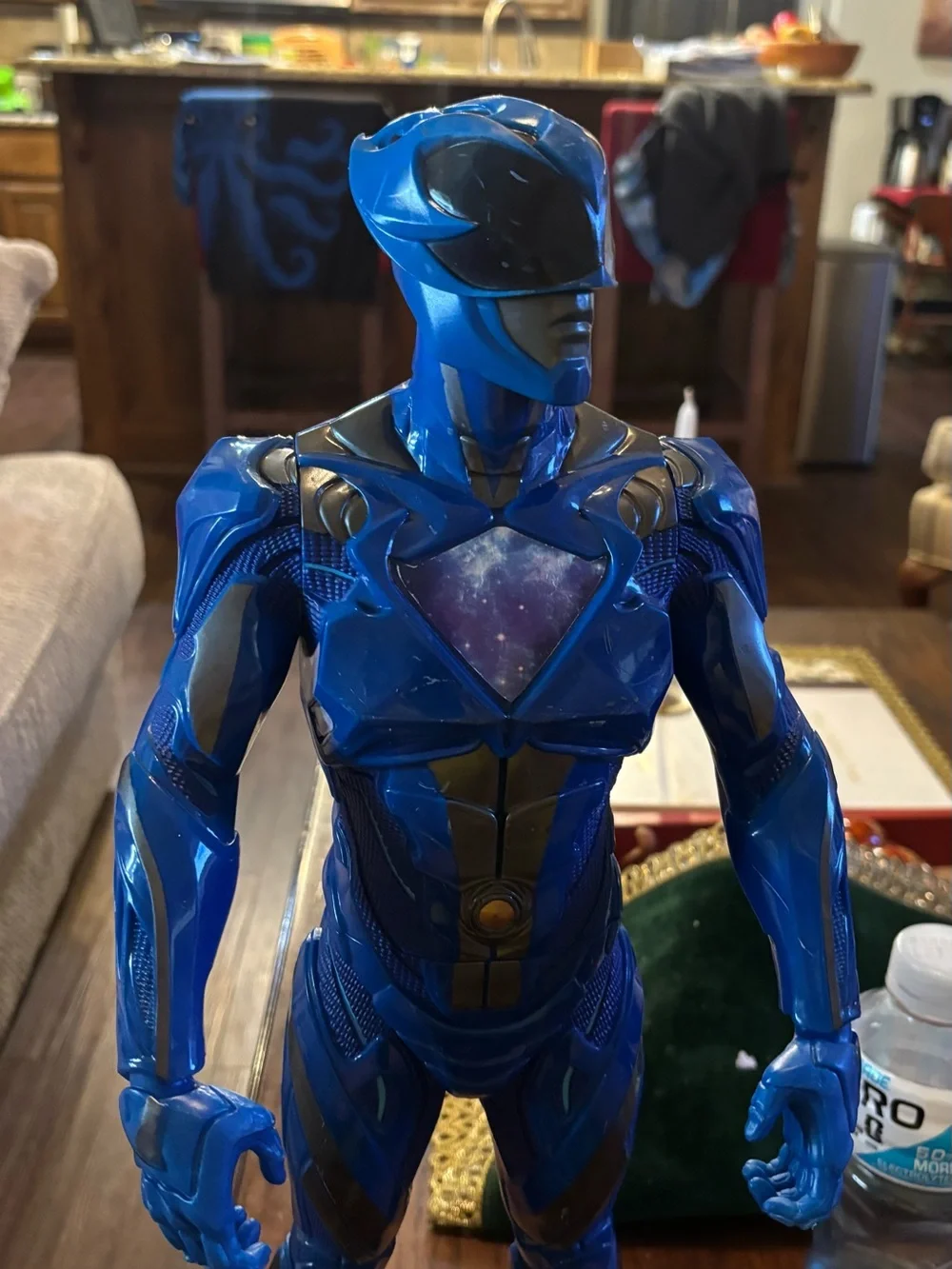 2016 JAKKS Pacific 20” Blue Power Ranger Action Figure Giant 20 Inch Loose